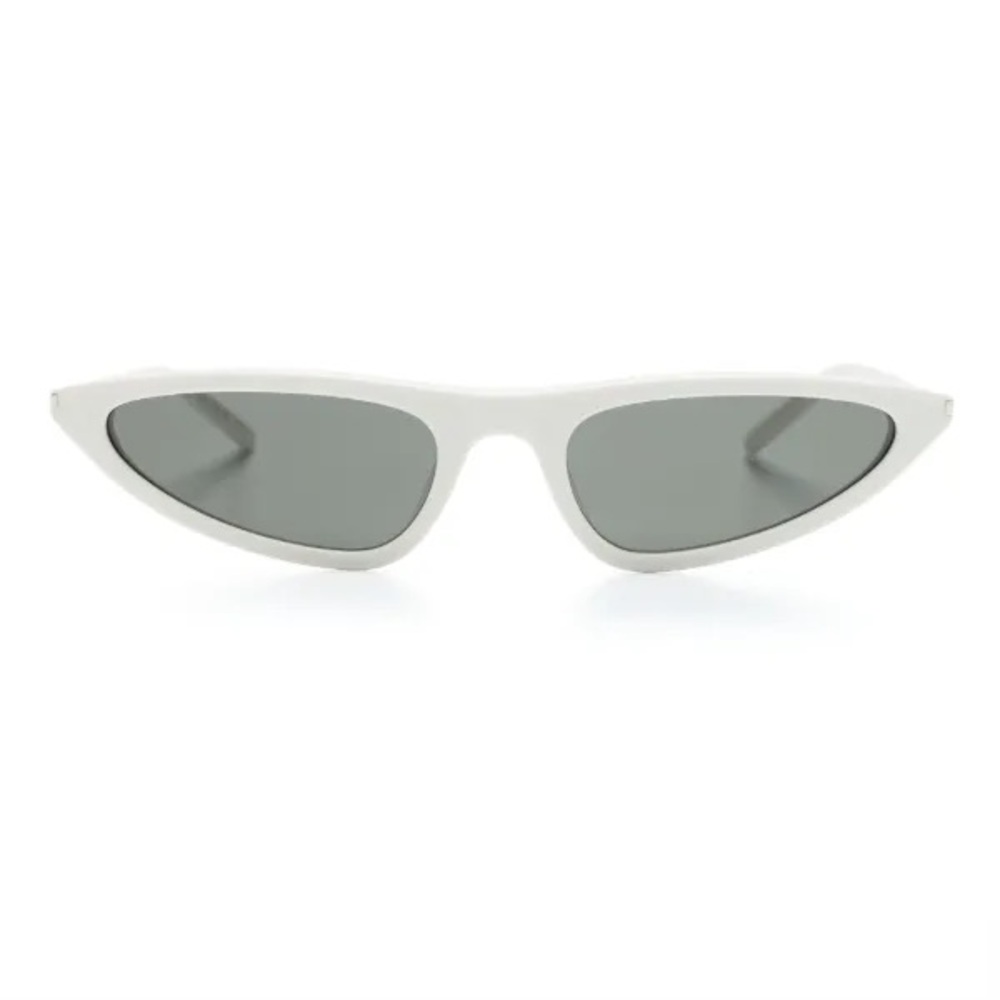 Saint Laurent SL 703 Cat-Eye Sunglasses in White